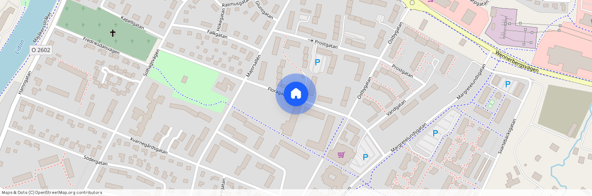 Floragatan, Lidköping