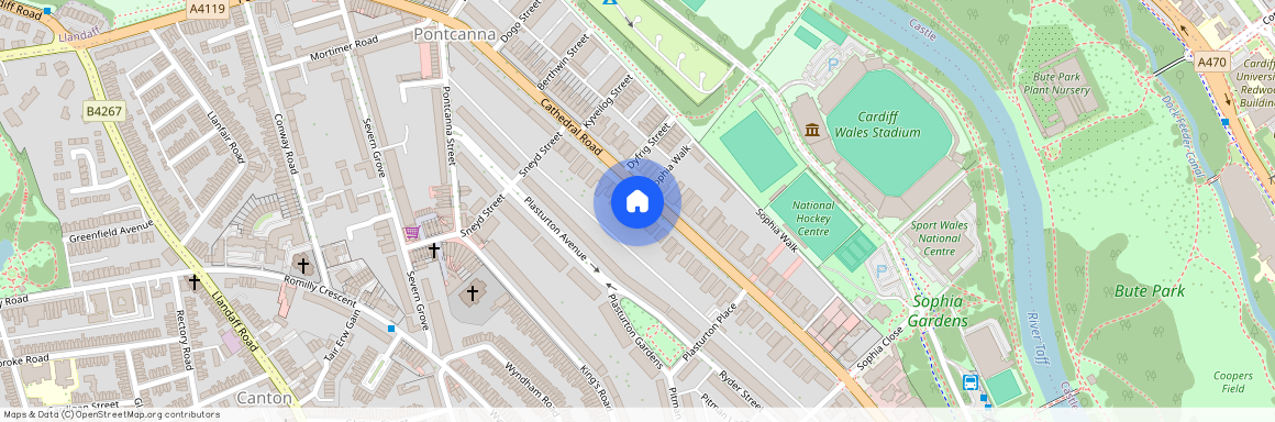 Cathedral Road, Cardiff, CF11