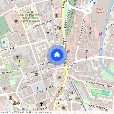 Mickiewicza (1), Dolne Przedmieście, Bielsko-Biała, śląskie