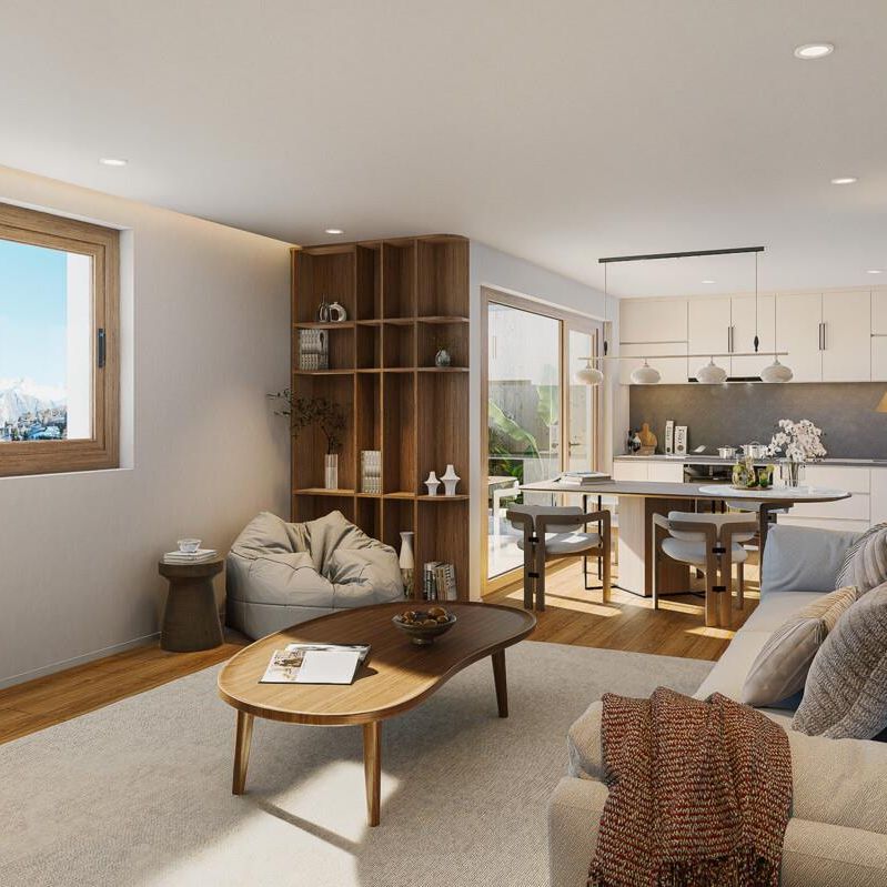 2.5-Zimmer-Dachwohnung zur Miete (Erstbezug): Neubau in Bürchen - Photo 1
