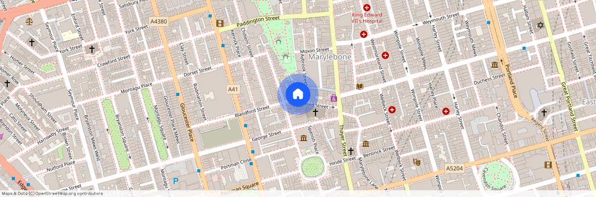 Blandford St, London, W1U