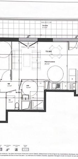 Location Appartement 3 pièces 63m² FLEURY SUR ORNE 14123 - Photo 2