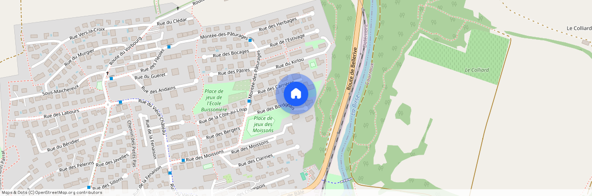 Rue des Bordgeais 35, Delémont