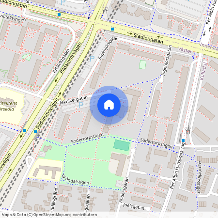 Teknikergatan 23B, Gröndal