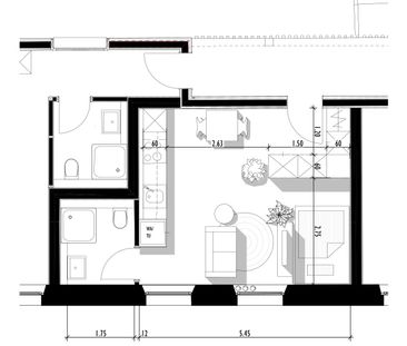 1.5 Zimmer, 29 m², 1. Stock - Photo 6