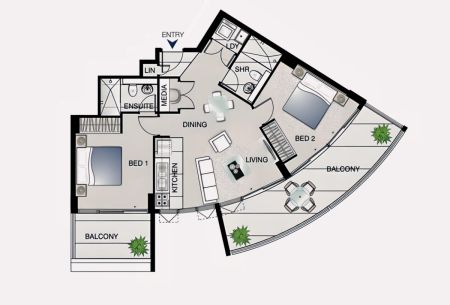 2 bed 2 bath - Photo 5