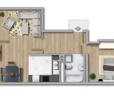 Nachmieter für eine sehr schöne 2-Raumwohnung gesucht ! - Photo 1