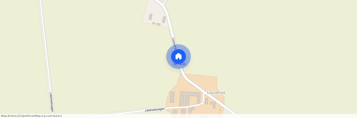 Louisefredsvägen, Nyhamnsläge