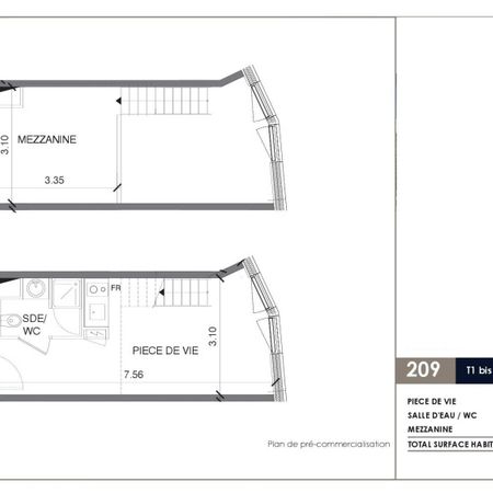 Location Appartement 2 pièces 30m² PALAISEAU 91120 - Photo 3