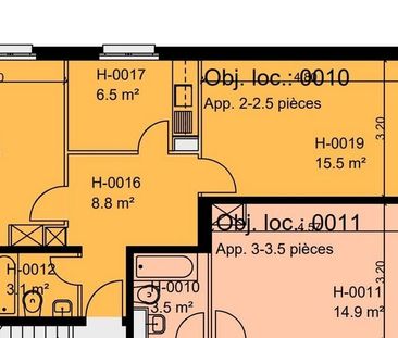 2 Zimmer, 49 m², 1. Stock - Foto 6