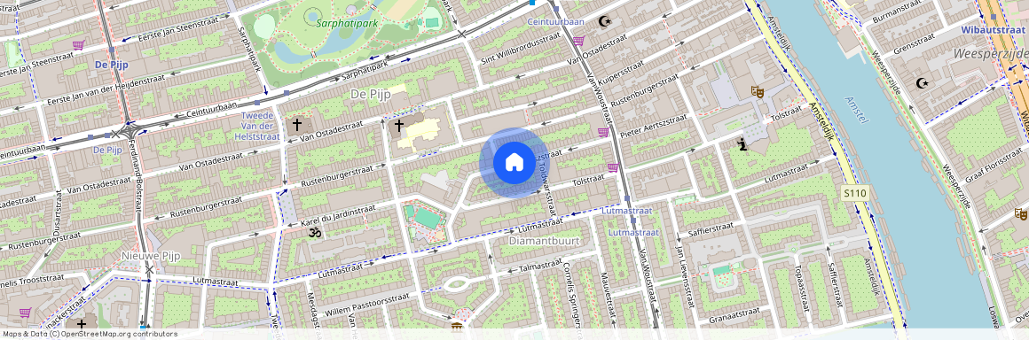 Pieter Aertszstraat 44-1, Van der Helstpleinbuurt, 1073SP, Amsterdam