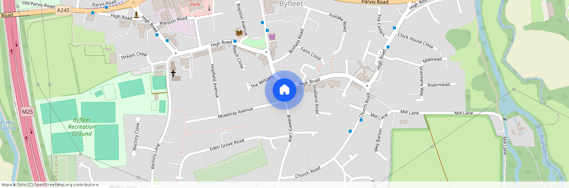 Vanners Parade, Byfleet KT14