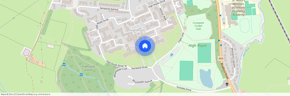 Clock Tower, Norwood Drive, Menston, Ilkley, Yorkshire, LS29