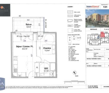 Appartement à louer 2 pièces 38.8m² - Photo 2