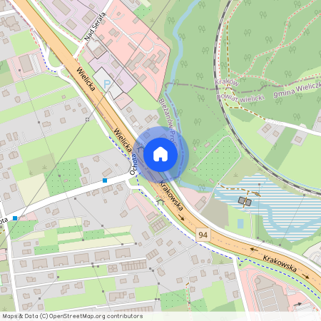 ul. Wielicka, Wieliczka, Wieliczka, wielicki, małopolskie, Kraków