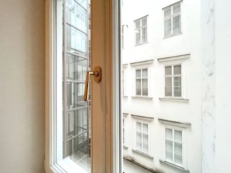 Wunderschön sanierte Altbauwohnung am Getreidemarkt | 1-Zimmer + Kabinett | getrennte Küche - Foto 3