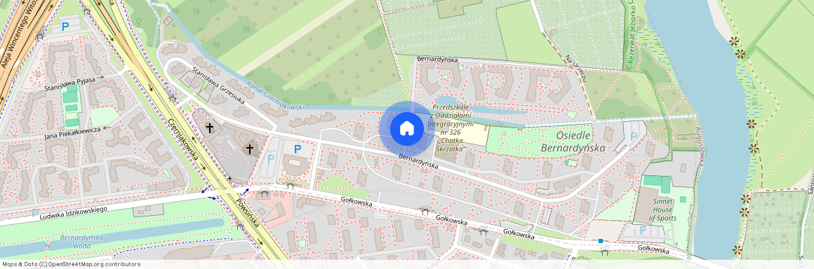 ul. Bernardyńska, Czerniaków, Mokotów, Warszawa, mazowieckie