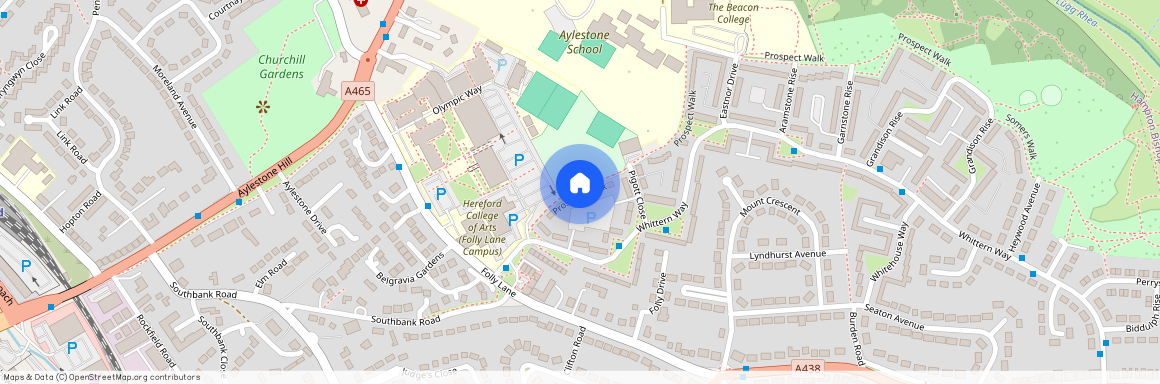 Prospect Walk, Tupsley, Hereford, Herefordshire, HR1