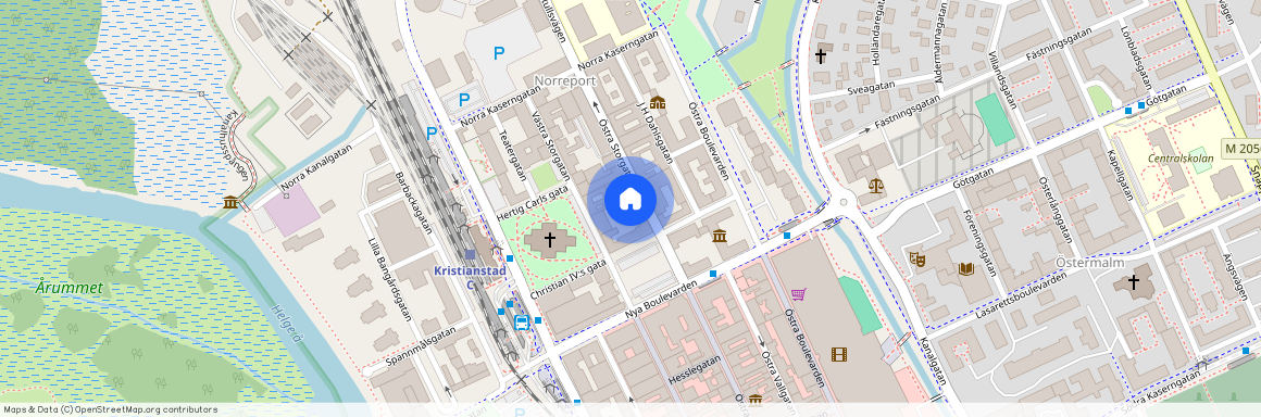 Kristianstad, Skåne, Östra Storgatan 20 D