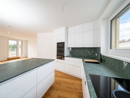 Exklusive Dachgeschoßwohnung mit Traumküche & Sonnenterrasse | Erstbezug | Zentrale Lage zwischen Innenstadt und Bahnhof | Tiefgaragenplatz anmietbar - Photo 5