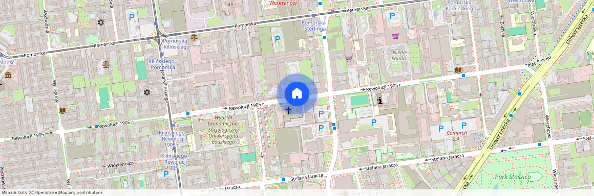 ul. Rewolucji 1905 r., Fabryczna, Śródmieście, Łódź, łódzkie