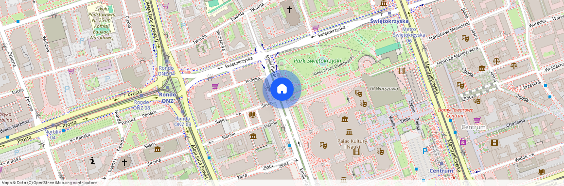 ul. Emilii Plater, Śródmieście Północne, Śródmieście, Warszawa, mazowieckie