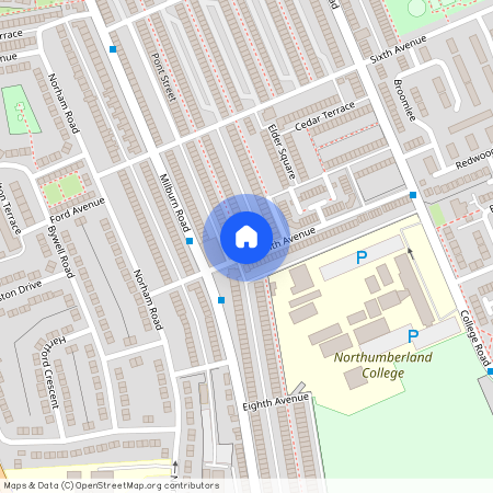 2 bed terraced house to rent in NE63