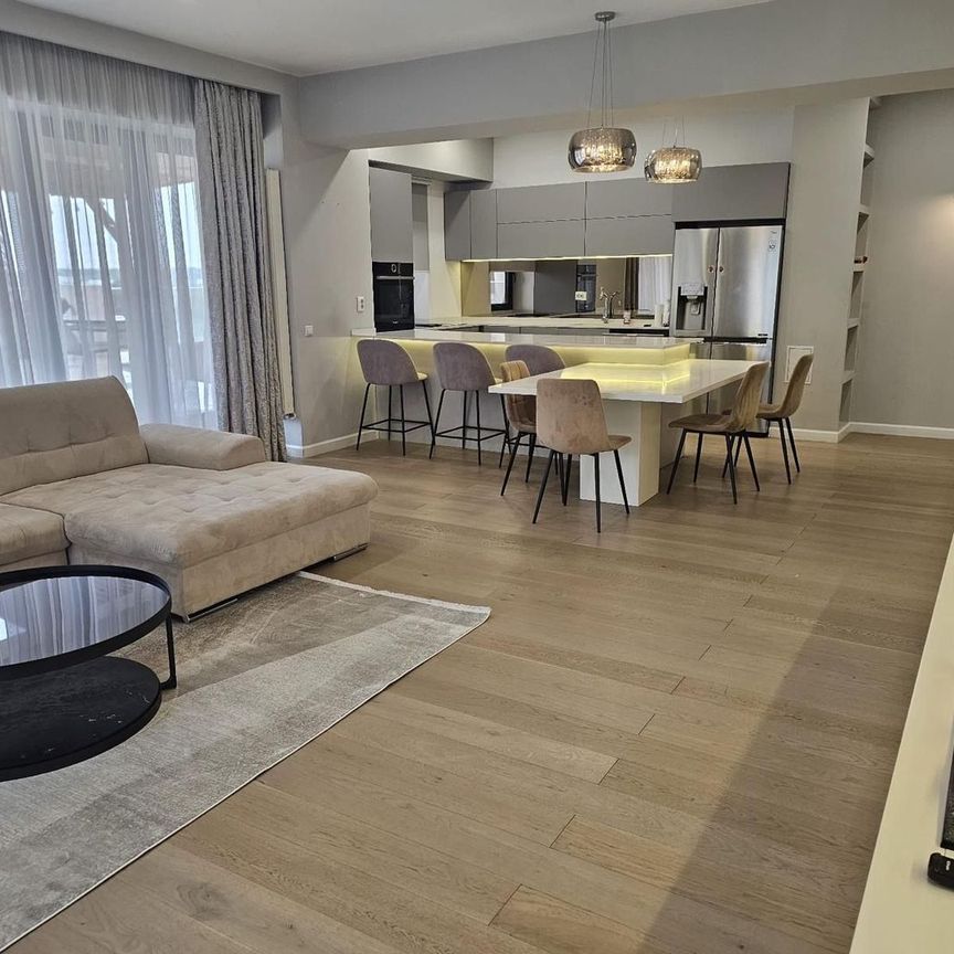 Apartament de închiriat cu 3 camere-PIPERA- terasă 95 mp - Photo 1