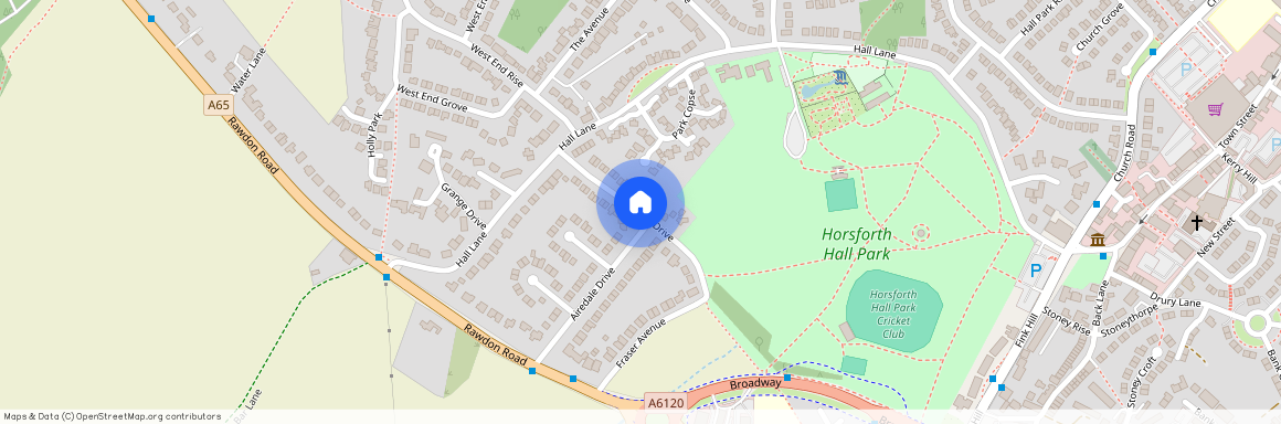 Park Drive, Horsforth, Leeds, West Yorkshire, UK, LS18