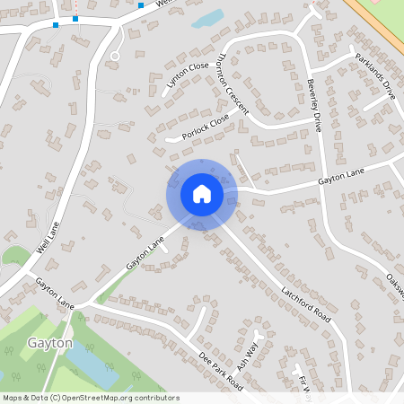 Latchford Road, Gayton, Wirral, Merseyside, CH60