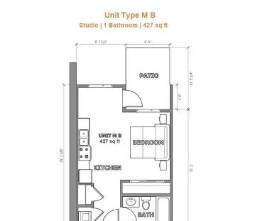 The Rivana — Studio / 1-Bathroom - Photo 1