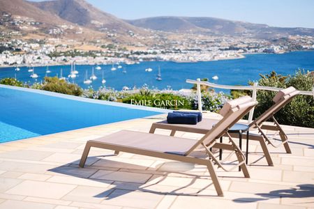 Retraite Enchantée sur la Baie de Parikia : Villa Cycladique à Louer avec Vue Panoramique - Photo 4