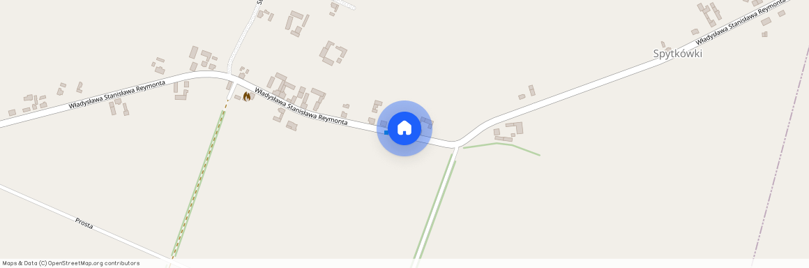 ul. Władysława Stanisława Reymonta, Spytkówki, Kościan, kościański, wielkopolskie