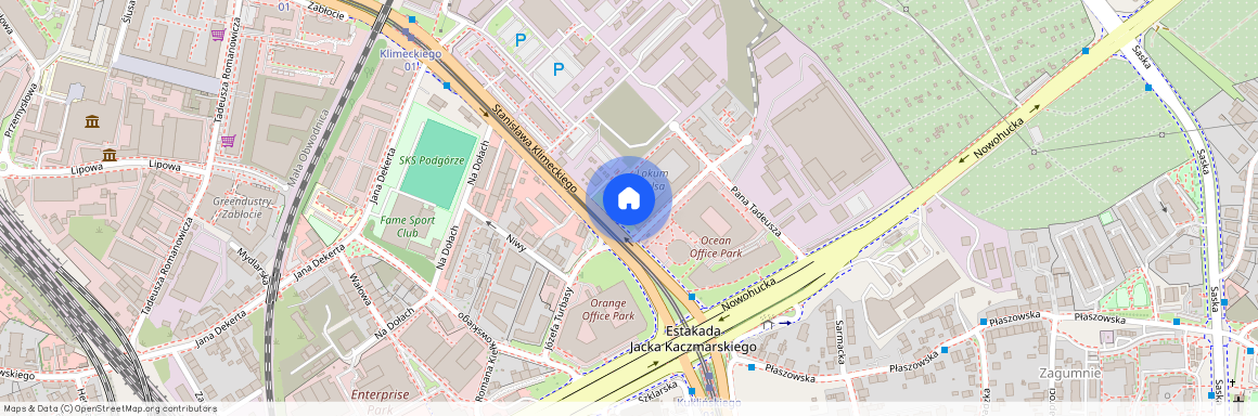 ul. Stanisława Klimeckiego, Zabłocie, Podgórze, Kraków, małopolskie