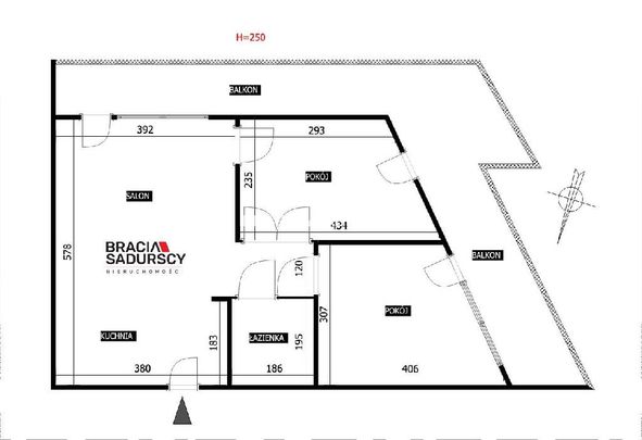 Mieszkanie Kraków Dębniki powierzchnia 48.0 m² C206-WM-68355 - Фото 1