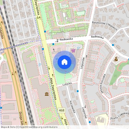 ul. Legionów, Redłowo, Gdynia, pomorskie