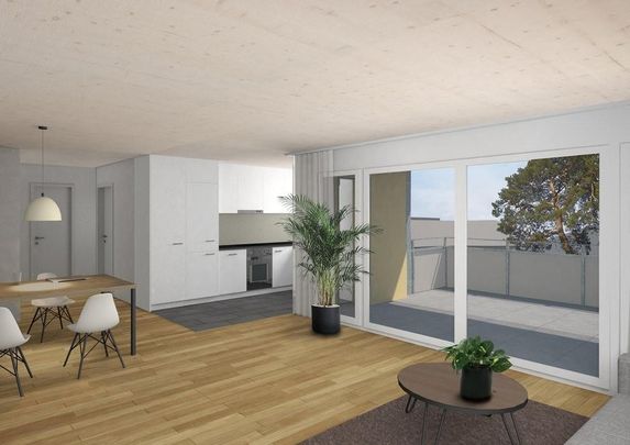 Topmoderne 2.5-ZW à 60 m2 mit grossem Balkon - Foto 1