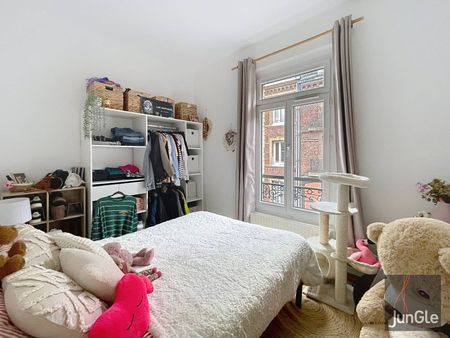 EXCLUSIVITÉ - LOCATION APPARTEMENT 3 PIÈCES, 2 CHAMBRES, DANS IMMEUBLE ANCIEN DE CARACTÈRE, À ROUEN 76, RIVE DROITE, QUARTIER SAINT-MARC PROCHE CHU - Photo 3