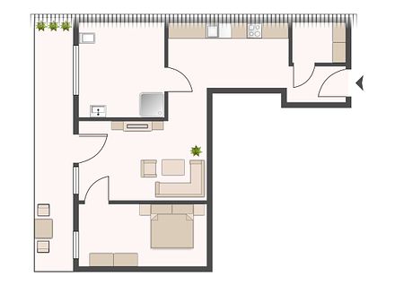 Neubau 2023! Niedrigenergie, Barrierearm, PKW-Stellplatz, Balkon - Foto 3