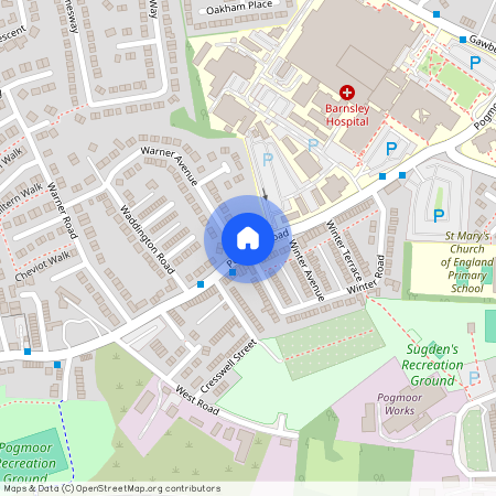 Winter Road, Pogmoor, Barnsley, S75