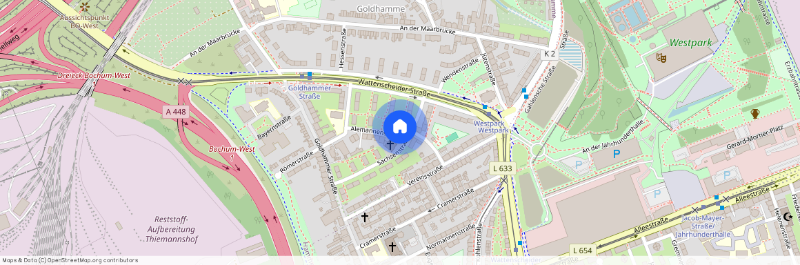 Alemannenstr. 7, 44793 Bochum OT Stahlhausen