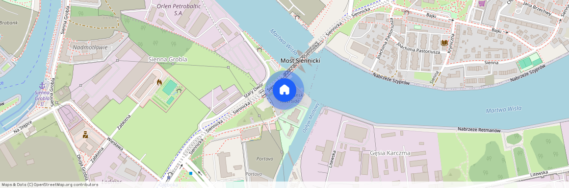 ul. Siennicka, Śródmieście, Gdańsk, pomorskie