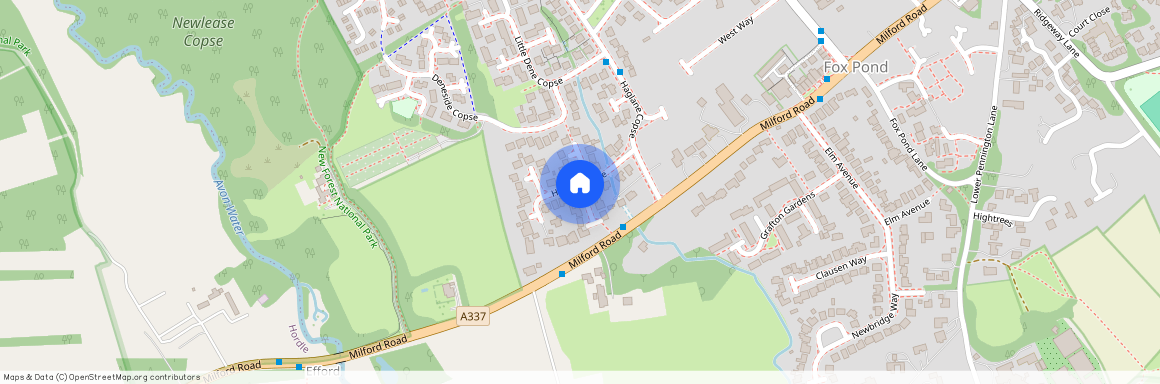 Harford Close, Pennington, Lymington, Hampshire, SO41