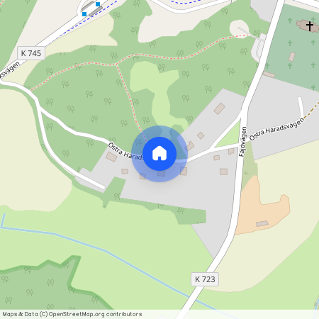 Östra Häradsvägen, Lyckeby