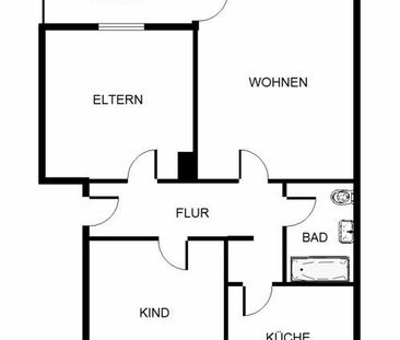 Gemütliche Wohnung mit Balkon in der Tannenstraße! - Photo 1