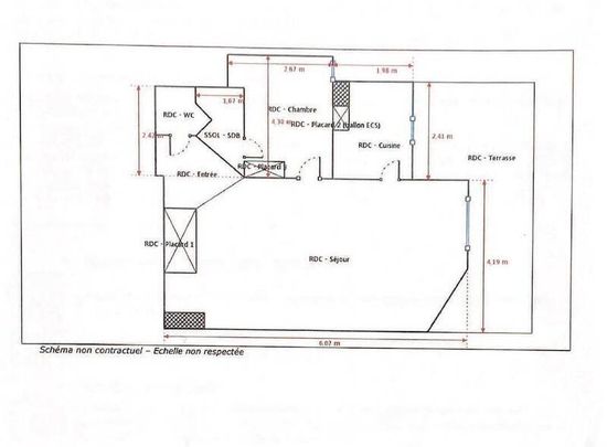 Appartement 2 pièces - - Photo 1