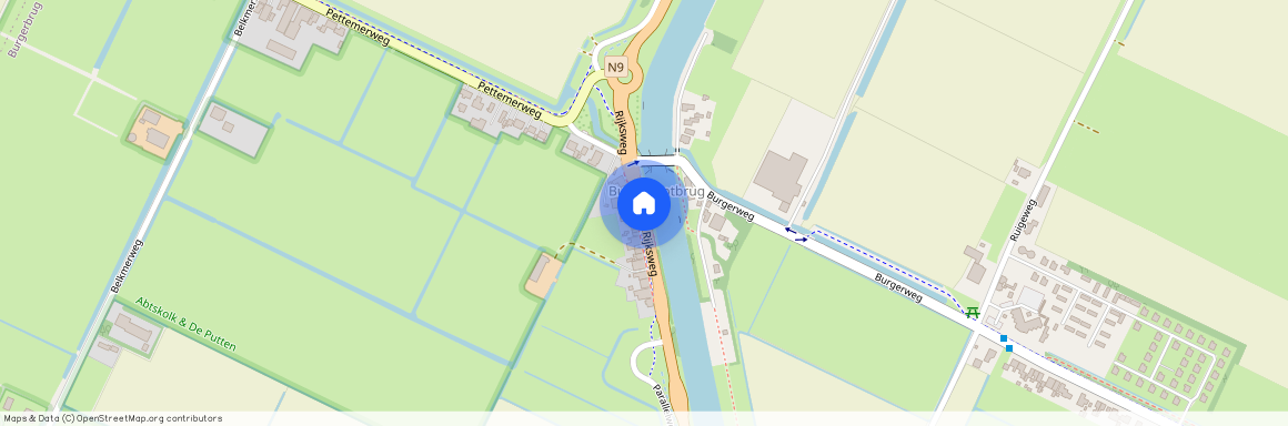 Burgervlotbrug en Buitengebied, 1754 EB, Rijksweg, Burgerbrug