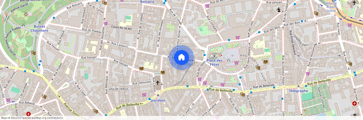 40 rue des Solitaires, 75019 Paris 19