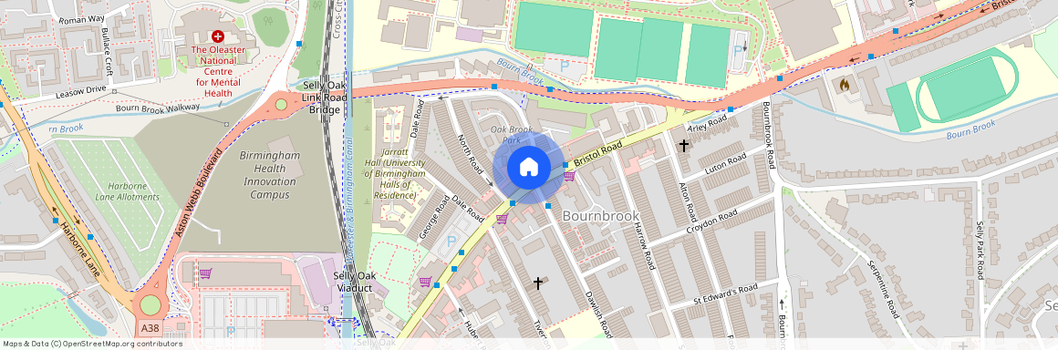 561A Bristol Road, Birmingham B29 6AR, United Kingdom