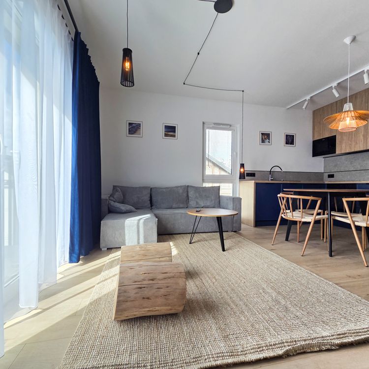 Nowoczesny salon z antresolą osiedle Storia Gdańsk - Photo 1